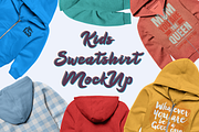Kids Sweatshirt Mock-up, a Hoody Mockup by Mock-up Store (Thumbnail 1 of 10)