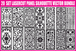 Intricate Laser Cut Frame Designs, an Illustration by Gaye Art
