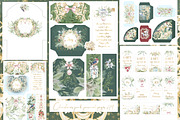Watercolor Christmas ornament bundle, a Decorative Illustration by WonderWonder (Thumbnail 12 of 20)