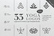Yoga Logo Kit, a Branding & Logo Template by Minimalist Logos (Thumbnail 1 of 12)