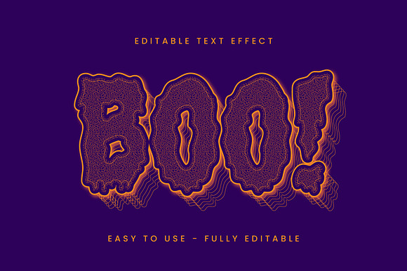 Spooky Neon Layered Text Effect preview 4