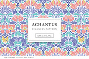 Achantus, Damask Print Patterns, a Pattern Graphic by ASTUDIO (Thumbnail 6 of 9)