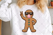 Gingerbread Christmas Blowing Bubble, an Illustration by Craft Nest (Thumbnail 2 of 6)