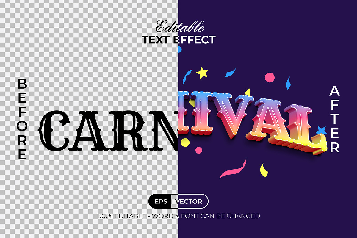 Carnival Text Effect Gradient Style, a Layer Style Add-On by Mockmenot (Photo 2 of 3)