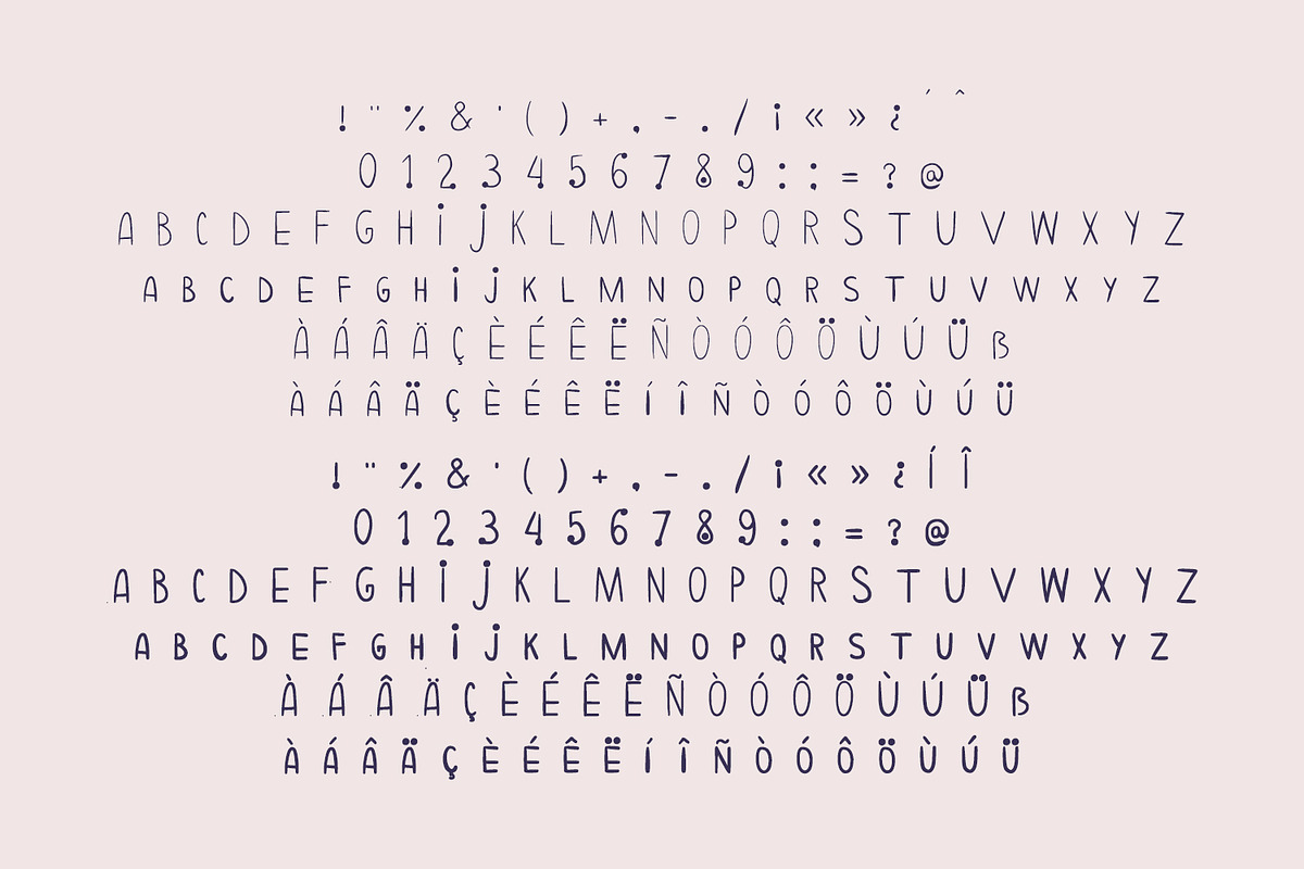 Glob Font preview 2