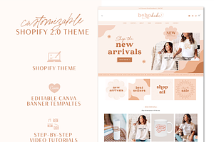 Shopify Theme - Neutral Boho