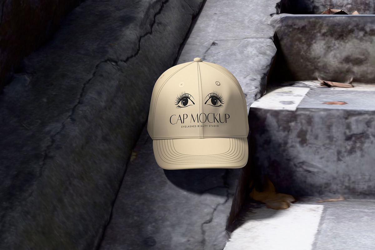 High-Quality Realistic Cap Mockup, an Apparel Mockup by safrizalstudio (Photo 1 of 4)