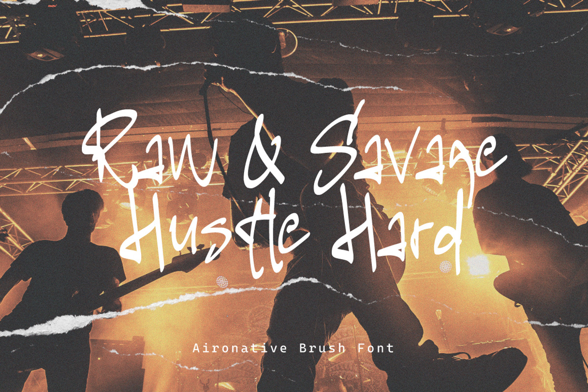 Aironative - Freestyle Brush Font, a Handwritten Font by tebaltipislab (Photo 10 of 13)