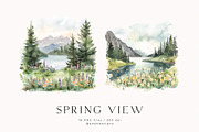 Spring View, a Seasonal Illustration by PeDe Designs (Thumbnail 7 of 10)