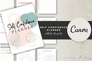 Printable Self Confidence Planner, a Stationery Template by Design House (Thumbnail 1 of 9)