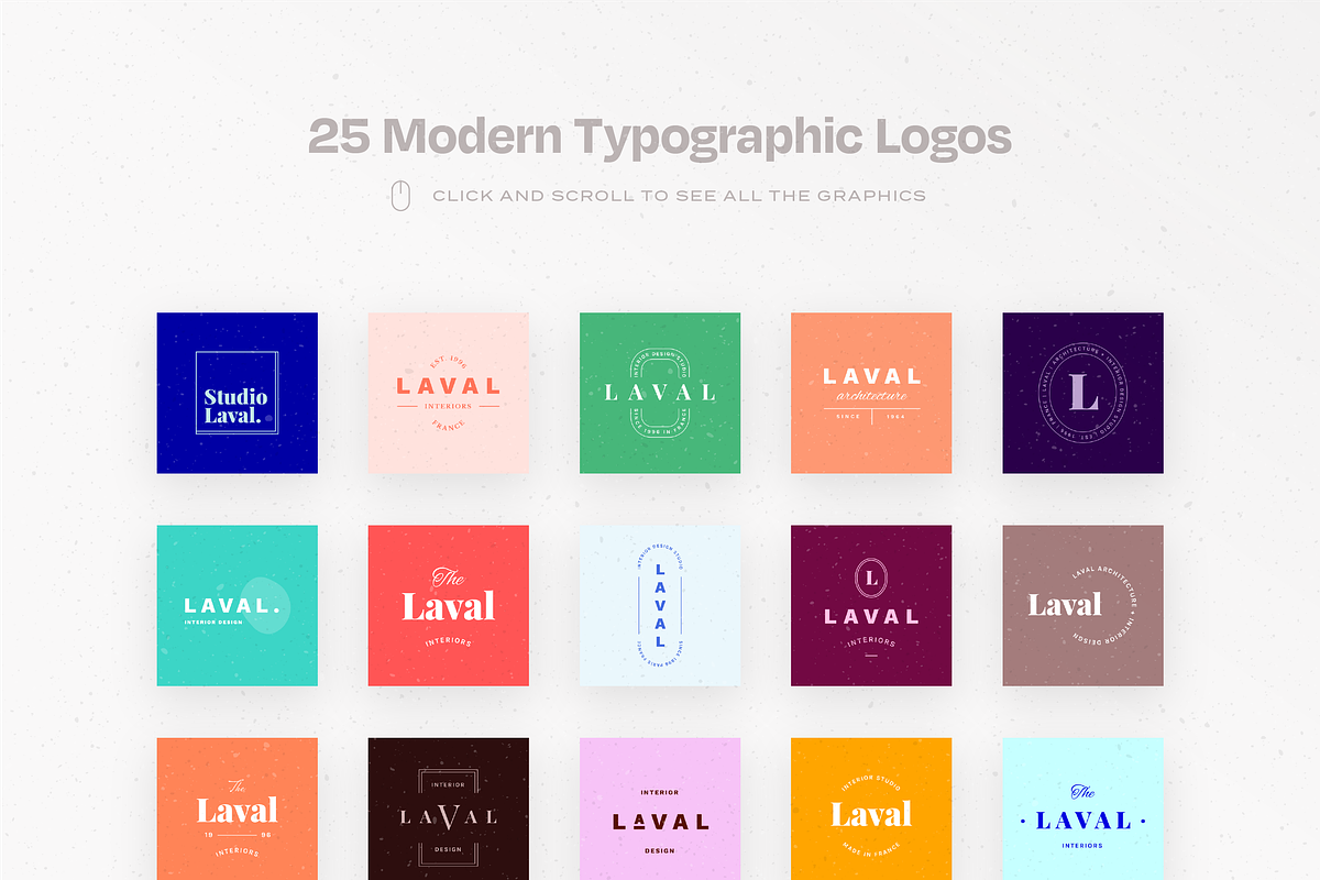 25 Luxury Modern Typographic Logos preview 6