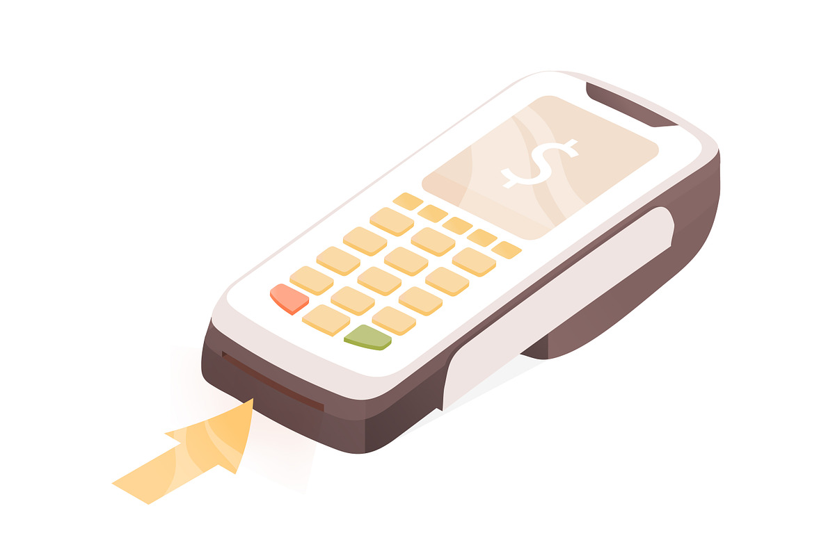 POS terminal, contactless payment, a Finance Illustration by Good Studio (Photo 2 of 3)