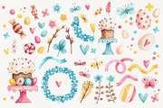 Happy Easter, an Illustration by Watercolor by Tonia Tkach (Thumbnail 3 of 7)