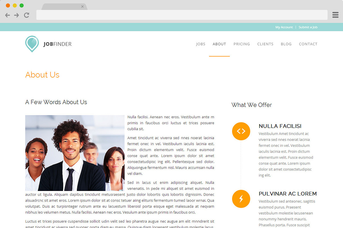 JobFinder - WordPress Job Listings, a WordPress Template by Tiny Giant Studios (Photo 3 of 5)