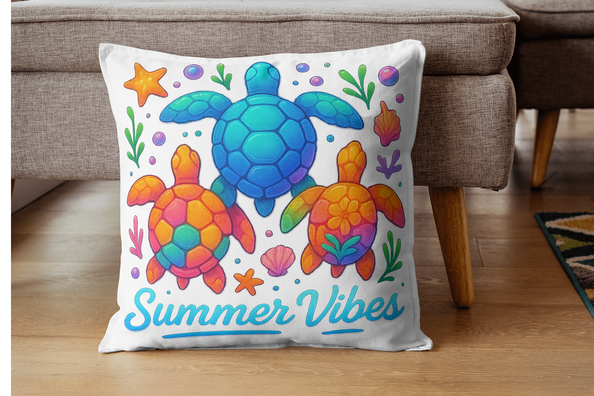 Sea Turtle Bundle Tropical Summer, an Animal Illustration by Colorsfav (Photo 4 of 9)