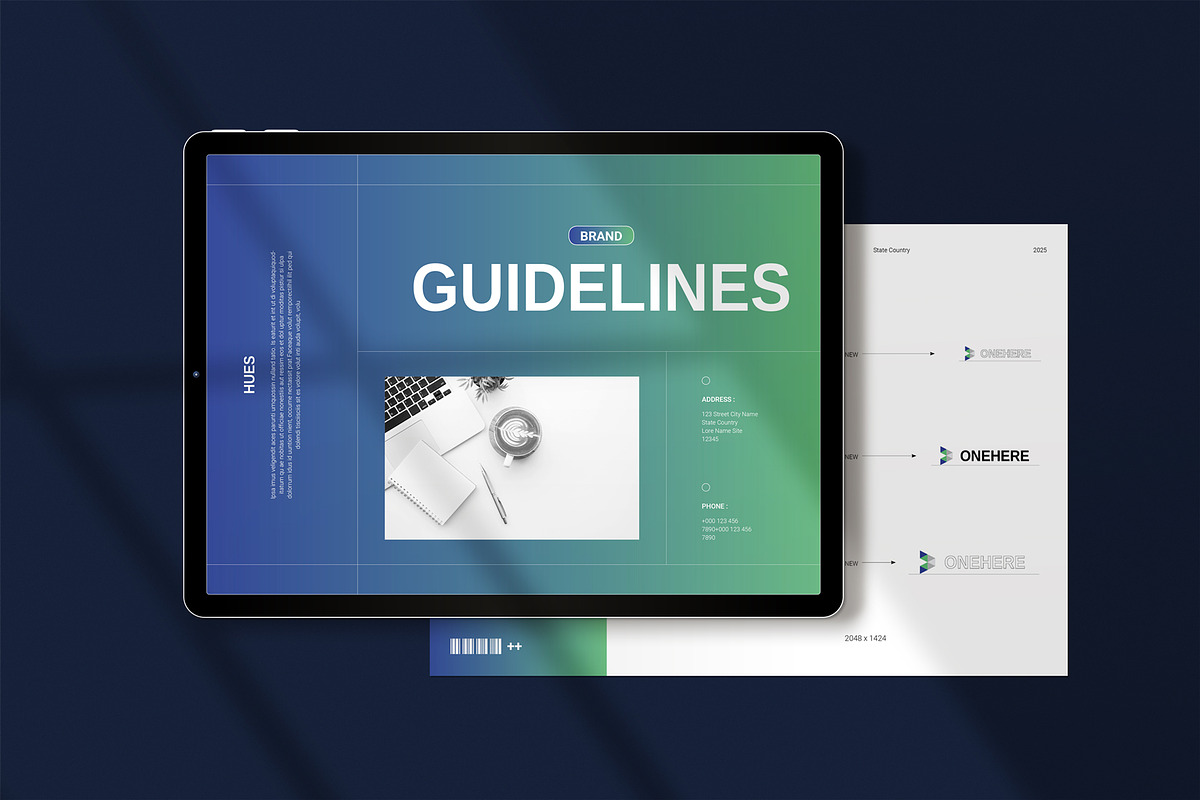 Brand Guidelines Template, a Brochure Template by metastudio38 (Photo 7 of 10)