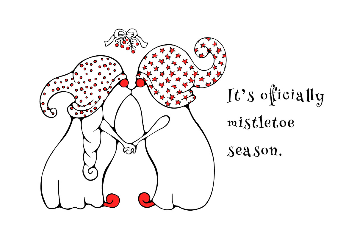 Christmas Gnome Clipart & Patterns, an Object Graphic by bubbled-rabbit (Photo 6 of 16)