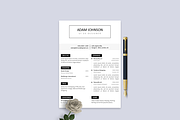 Clean Resume Template, a Resume Template by AdminUIUX (Thumbnail 2 of 4)