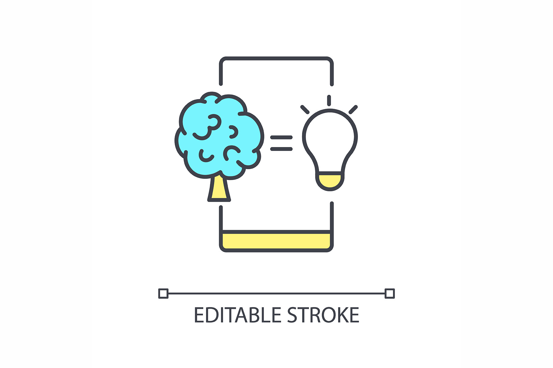 Using power of familiarity in design, an Outline Icon by IMG Visuals