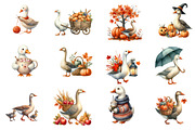 Fall Halloween Goose Sublimation, an Illustration by Designworld (Thumbnail 4 of 5)