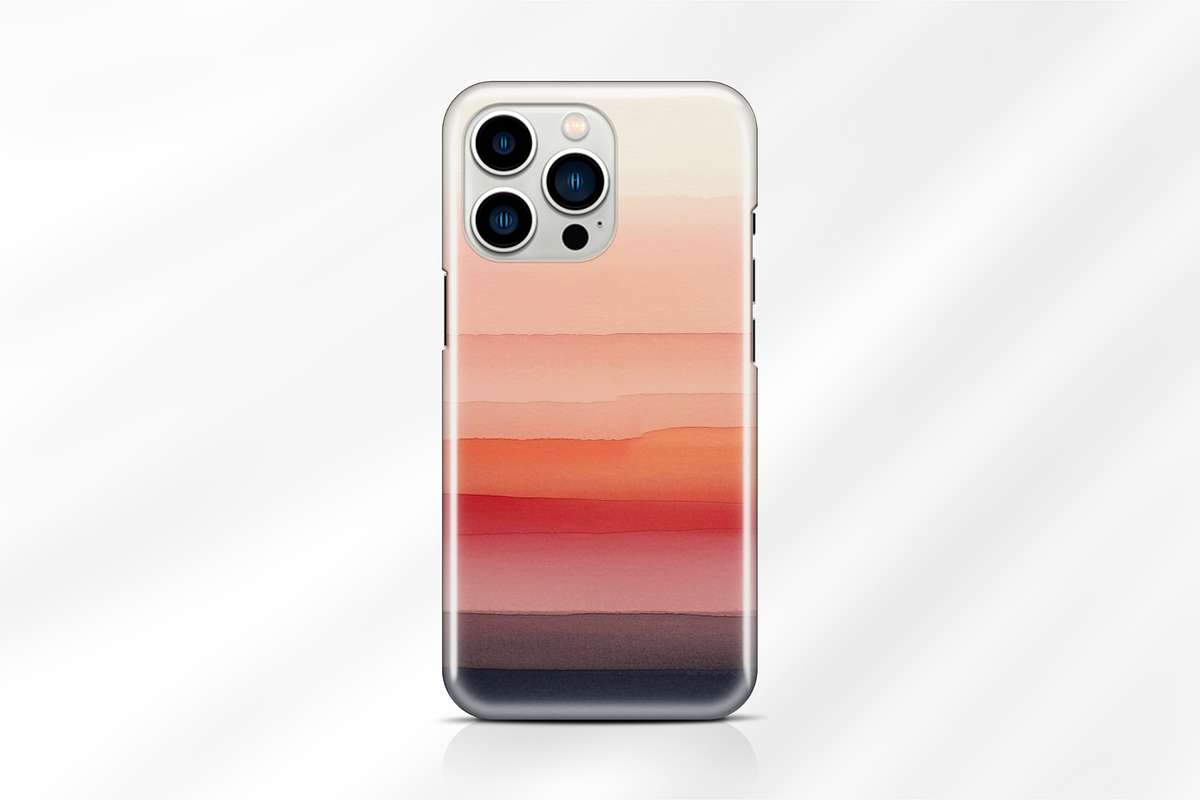 Sunset Ombre Watercolor Art, a Background Graphic by Flourish Spark (Photo 5 of 7)