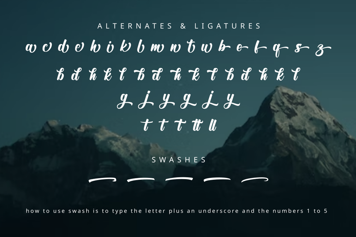 Bulgaria Dreams Apparel Font, a Script Font by Rissyletter Studio (Photo 9 of 10)
