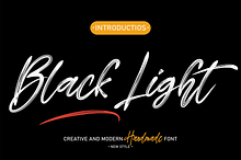 Black Light | Script Font