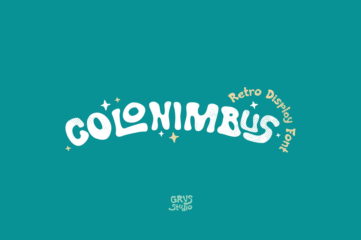 Colonimbus Display Font, a Handwritten Font by GRVS Studio (Photo 1 of 6)