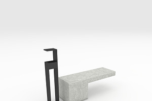 3D Model Bench Park 49