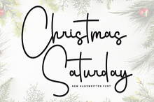 Christmas Saturday | Script Font