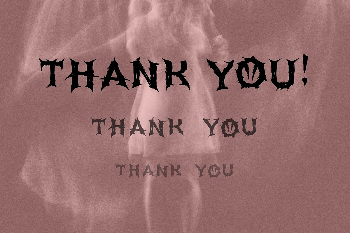 Spikey Scary Horror Font, a Serif Font by LunaCco Design (Photo 7 of 7)