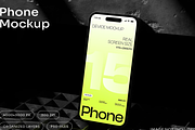 iPhone 15 Mockup, an iPhone Mockup by graphicsauce (Thumbnail 1 of 4)