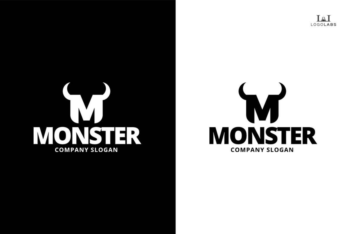 Monster - Letter M Logo, a Branding & Logo Template by LogoLabs