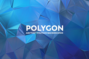 Abstract Polygon Backgrounds Crystal