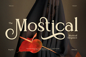 Mostical, a Font by Burntilldead