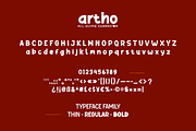Artho, a Sans Serif Font by twinstd (Thumbnail 11 of 11)