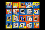 Retro 90s Instagram Pack, a Social Media Template by Pixflow (Thumbnail 7 of 9)