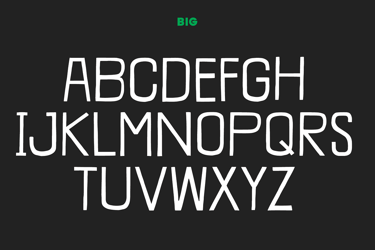 YOUNG GUN — A Wonky Headline Font, a Font by Millieangelo (Photo 3 of 11)