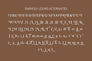 Swingly Lours | Magnificent Font, a Serif Font by Jolicia Type (Thumbnail 3 of 11)