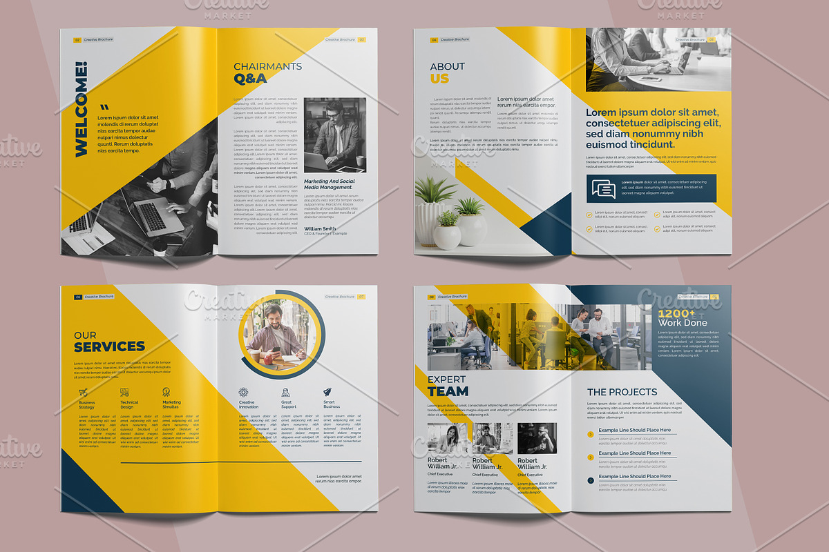 Multipurpose Corporate Brochure-16p, a Brochure Template by Cristal Pioneer (Photo 3 of 5)