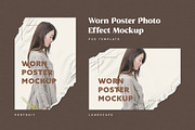 Ripped Paper Poster Mockup Set, a Print Template by veila.me (Thumbnail 2 of 5)