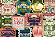 30 Vintage Badges & Retro Labels, an Object Graphic by Neodivisu (Thumbnail 5 of 10)