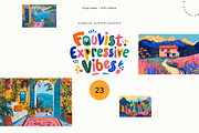 Fauvist Expressive Vibes Images, a Wallpaper Graphic by Lumeno (Thumbnail 1 of 5)