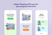 Destly Interface 3D Icons, a 3D by Welovegraphics (Thumbnail 3 of 7)