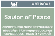 Stingray Font, a Font by weknow (Thumbnail 2 of 8)