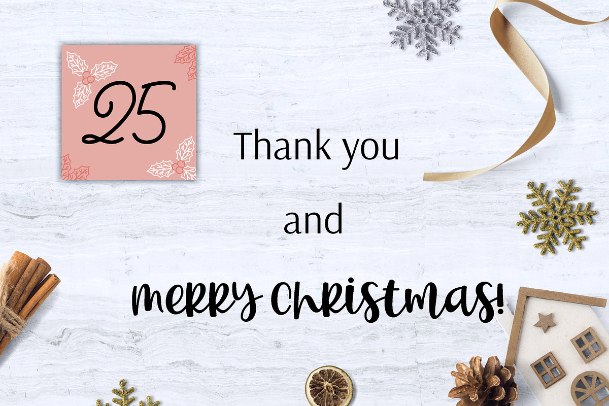 Xmas Advent Calendar | A4 Vertical, a Card Template by AnnaViolet_store (Photo 10 of 10)