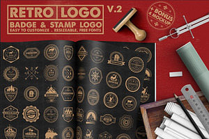 Retro Badge & Stamp Logo 2