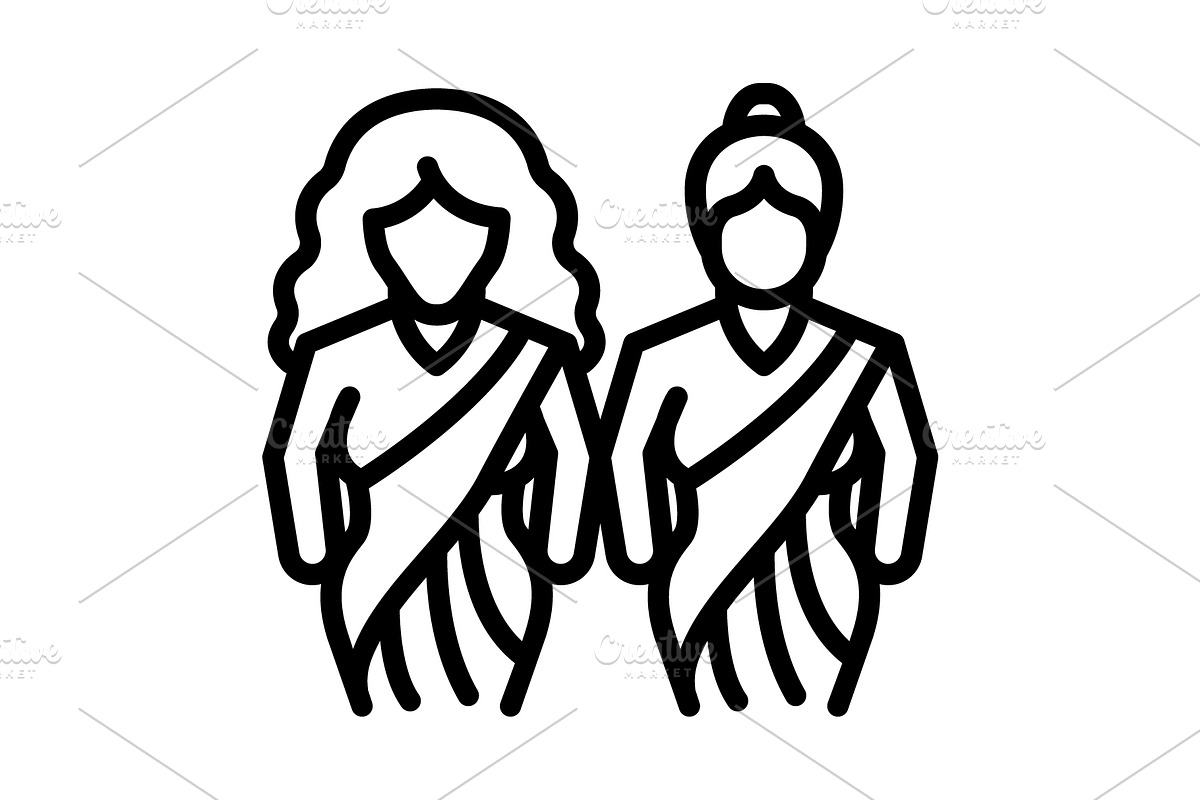 Moms mommy black icon, an Outline Icon by Creative priyanka