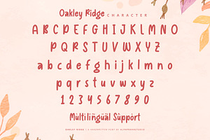 Oakley Ridge - Handwritten Font