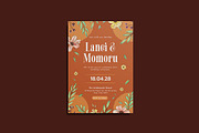 Charming Sketch Floral Wedding, an Invitation Template by iDoodle Studio (Thumbnail 3 of 4)